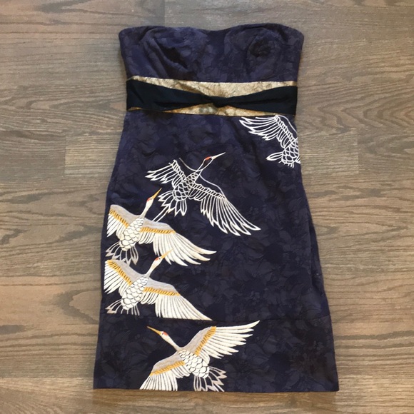 Anthropologie strapless dress size 6 - Picture 2 of 8